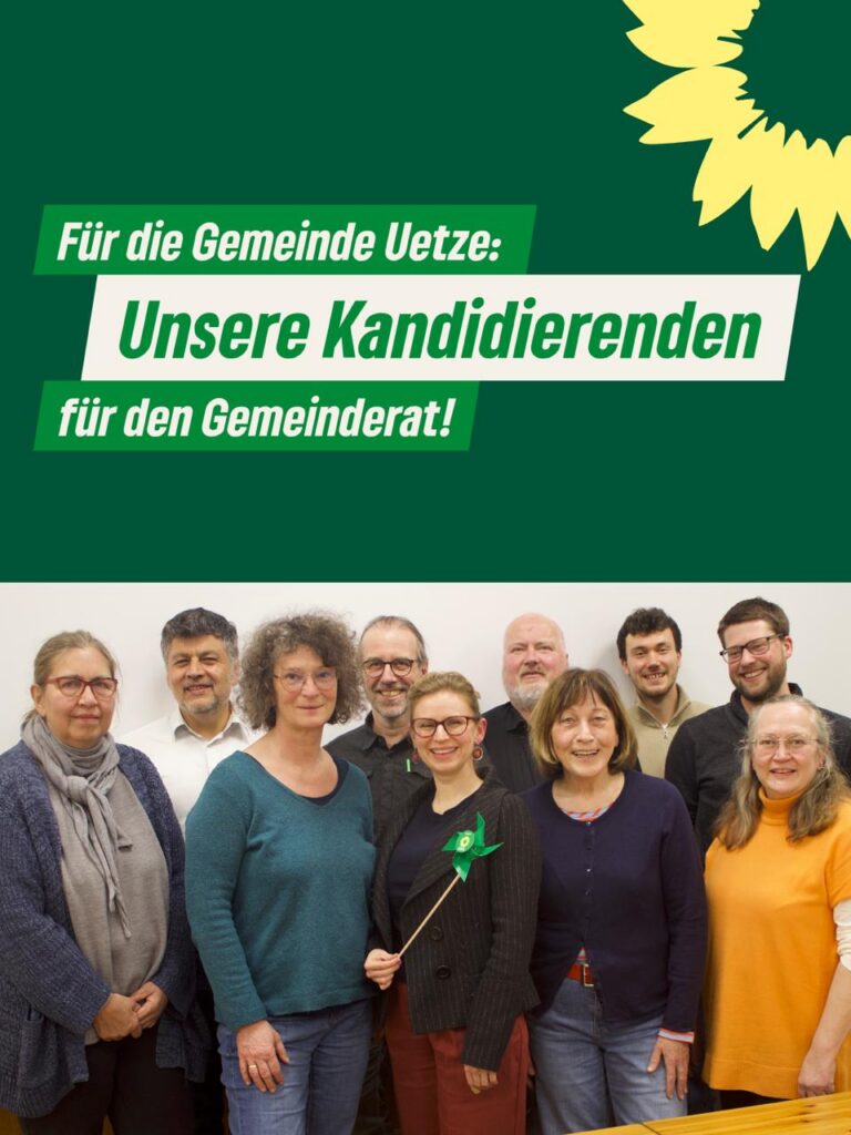 Unsere Kandidierenden für den Gemeinderat Uetze!